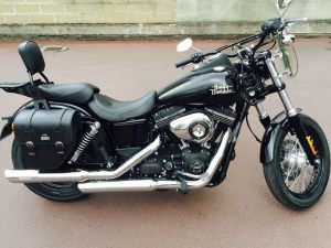 Sacoche Myleatherbikes Harley Dyna Street Bob_179